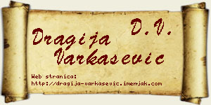 Dragija Varkašević vizit kartica